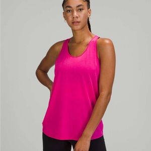 Lululemon Sonic Pink Cool Racerback tank top.